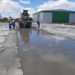 бетонной площадки на Таможенном Терминале 3